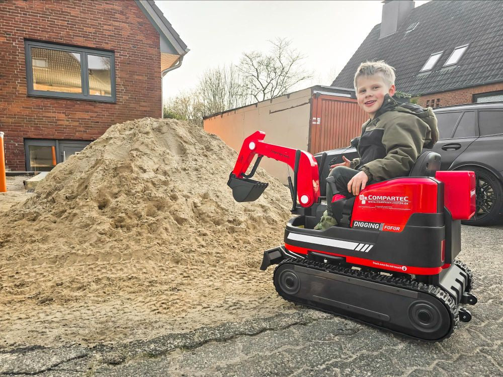 Elektrisk legetøjsminigraver til børn - Bobmaster Junior
