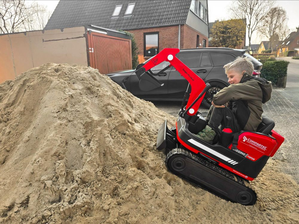 Elektrisk legetøjsminigraver til børn - Bobmaster Junior