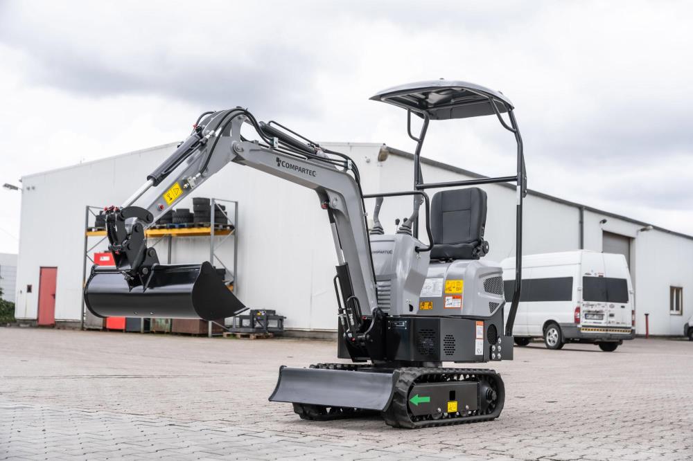 Bobmaster Basic diesel minigraver - 850 kg, inkl. skovlsæt