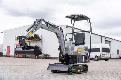 Bobmaster Basic diesel minigraver - 850 kg, inkl. skovlsæt