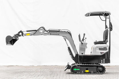 Bobmaster Basic diesel minigraver - 850 kg, inkl. skovlsæt