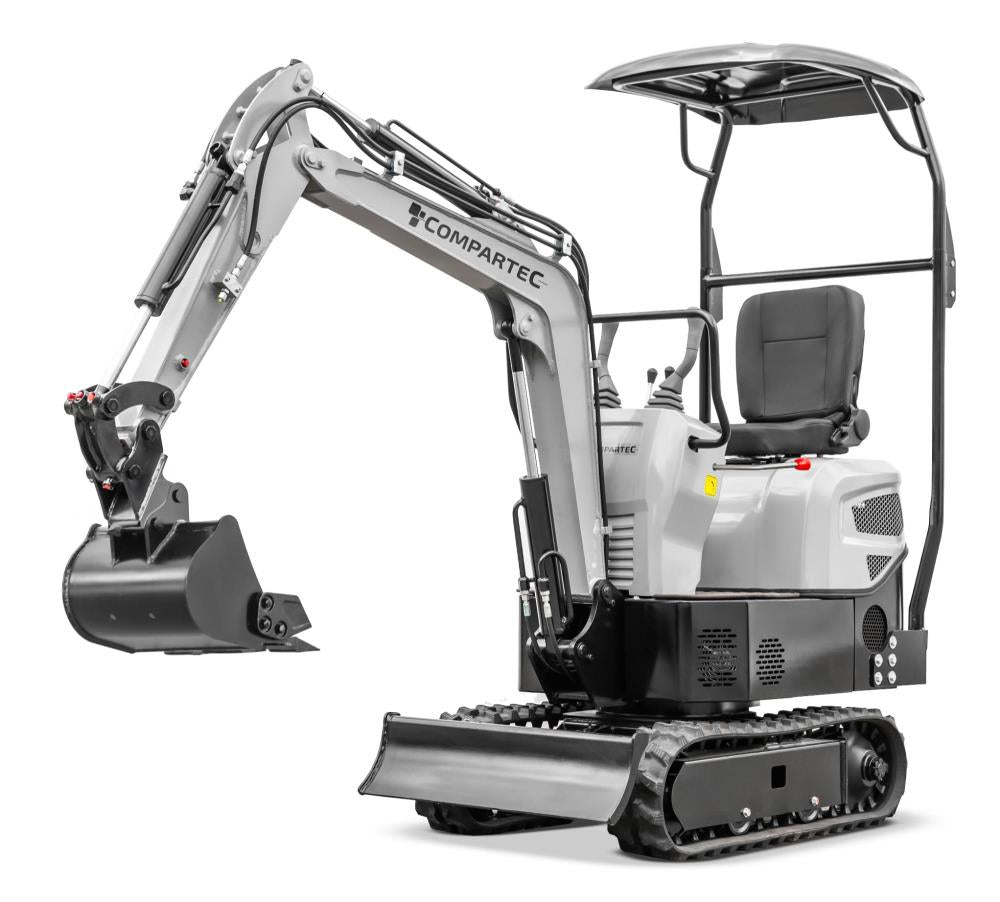 Bobmaster Basic diesel minigraver - 850 kg, inkl. skovlsæt