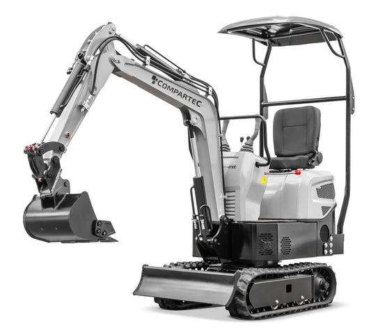 Bobmaster Basic diesel minigraver - 850 kg, inkl. skovlsæt