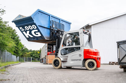 CSX LØVE - El gaffeltruck 4-hjulet fuldkabine, kapacitet 5000 kg, løftehøjde 4800 mm, Li-ion batteri