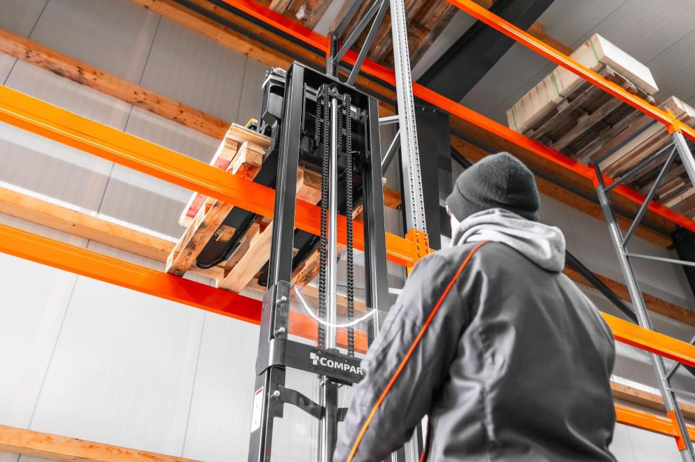 CS12 Elektrisk Stabler – 1200 kg kapacitet, løftehøjde op til 4000 mm