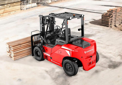 CSX TIER - El gaffeltruck 4-hjulet, kapacitet 7000 kg, løftehøjde 4800 mm, Li-ion batteri