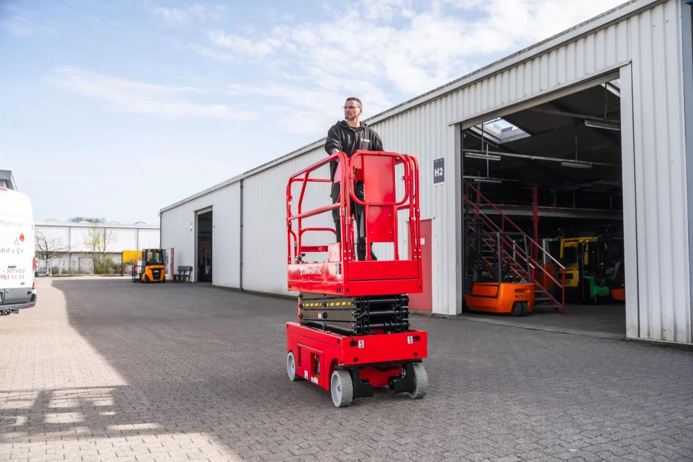 MaxLine Elektrisk Sakselift - arbejdshøjde op til 12 meter