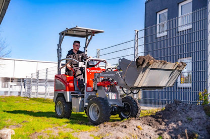Weidemaster elektrisk minilæsser - løftekapacitet 500 kg, egenvægt 900 kg