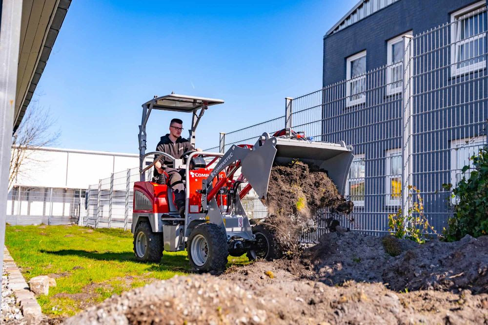 Weidemaster elektrisk minilæsser - løftekapacitet 500 kg, egenvægt 900 kg