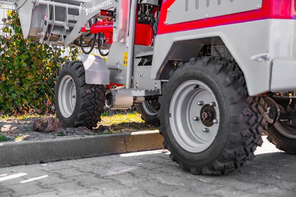 Weidemaster elektrisk minilæsser - løftekapacitet 500 kg, egenvægt 900 kg