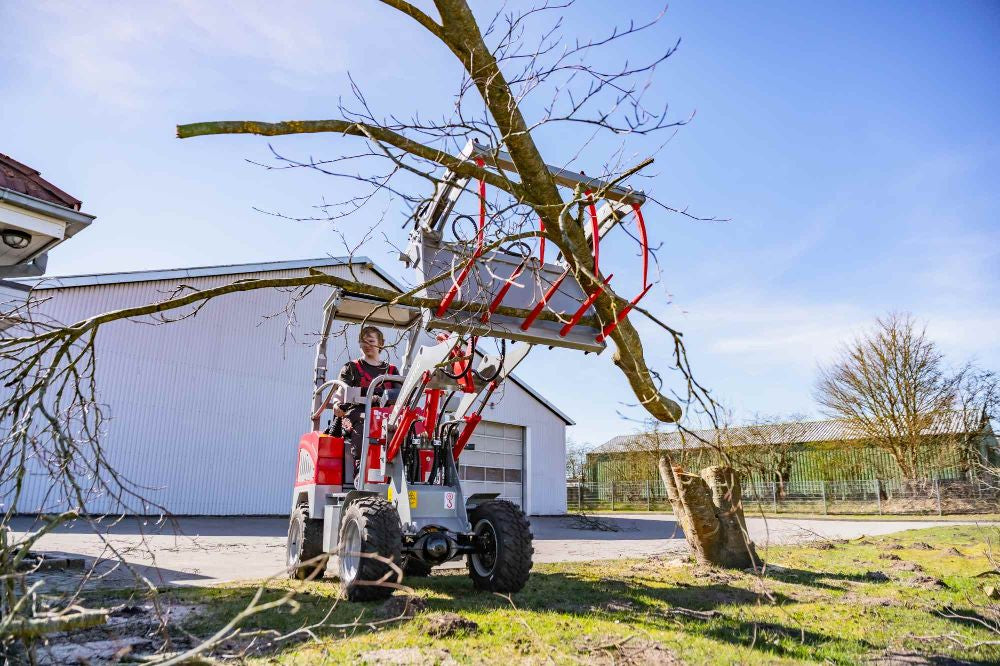 Weidemaster elektrisk minilæsser - løftekapacitet 500 kg, egenvægt 900 kg