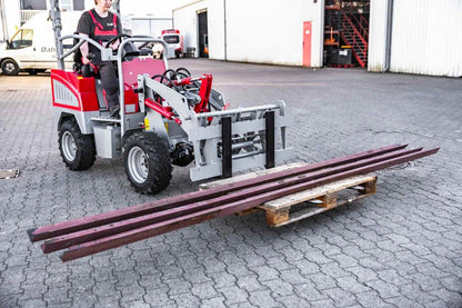 Weidemaster elektrisk minilæsser - løftekapacitet 500 kg, egenvægt 900 kg