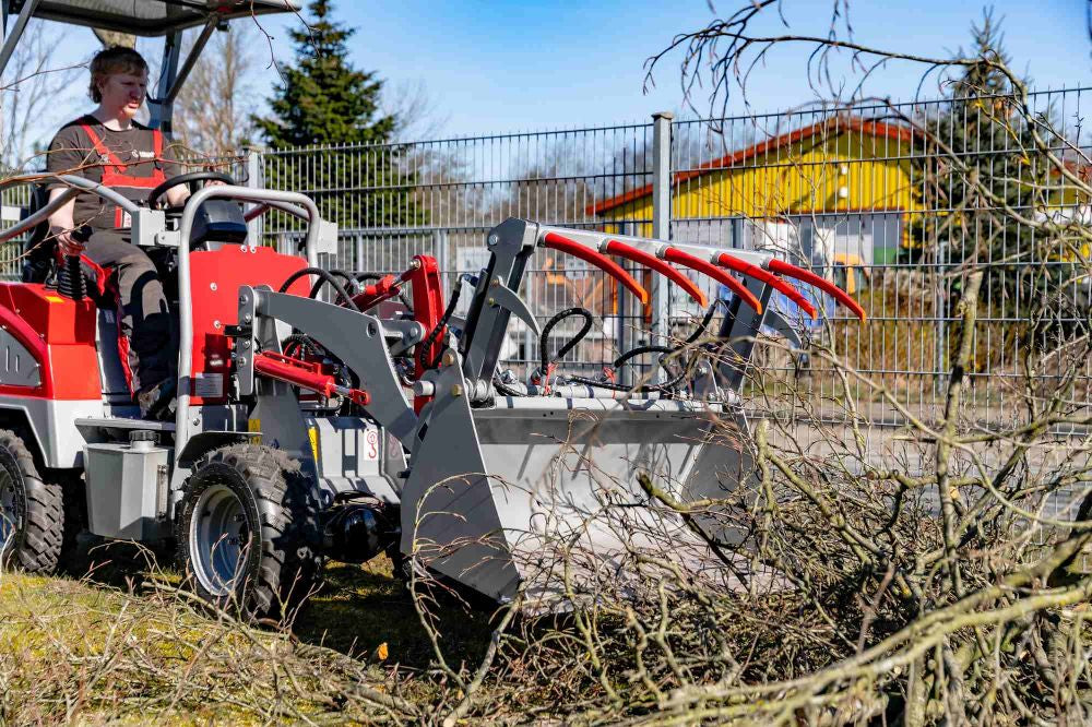 Weidemaster elektrisk minilæsser - løftekapacitet 500 kg, egenvægt 900 kg