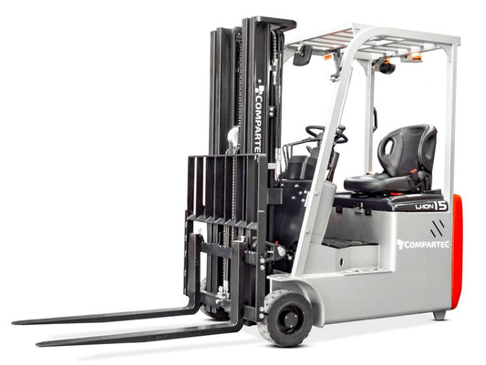 ECO15Li – El gaffeltruck 3-hjulet, kapacitet 1500 kg, løftehøjde 4350 mm, Li-ion batteri