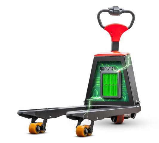 ForkLion El-palleløfter - 1500 kg kapacitet, inkl. batteri og oplader