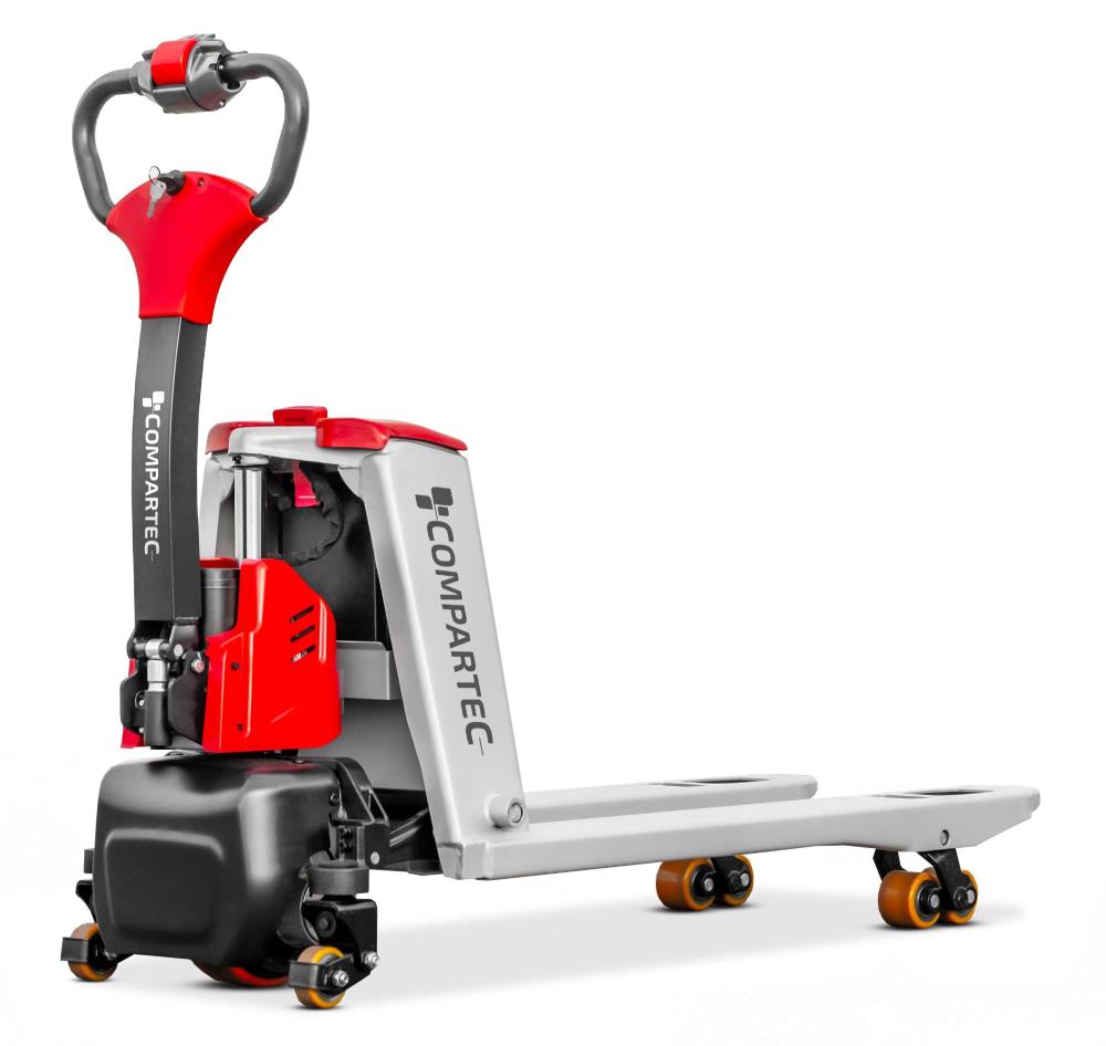 ForkLion PLUS El-palleløfter med støttehjul, 2000 kg kapacitet, inkl. batteri og oplader