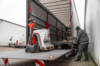 ForkLion PLUS El-palleløfter med støttehjul, 2000 kg kapacitet, inkl. batteri og oplader