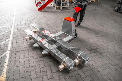 ForkLion PLUS El-palleløfter med støttehjul, 2000 kg kapacitet, inkl. batteri og oplader