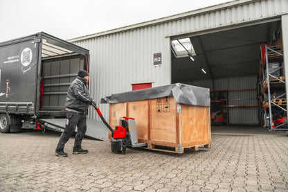 ForkLion PLUS El-palleløfter med støttehjul, 2000 kg kapacitet, inkl. batteri og oplader