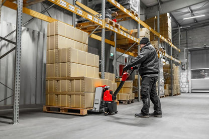 ForkLion PLUS El-palleløfter med støttehjul, 2000 kg kapacitet, inkl. batteri og oplader