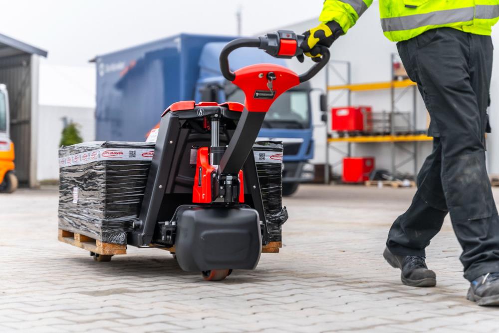 ForkLion El-palleløfter - 1500 kg kapacitet, inkl. batteri og oplader
