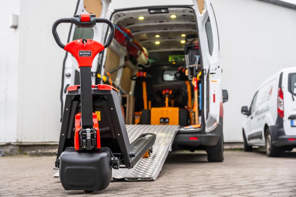 ForkLion El-palleløfter - 1500 kg kapacitet, inkl. batteri og oplader