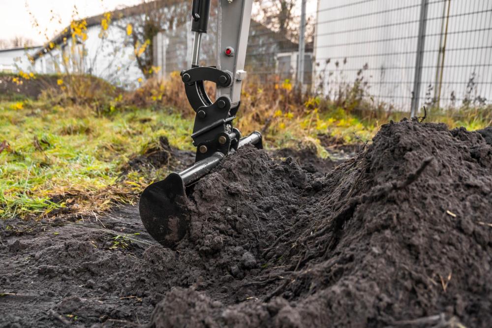 Bobmaster Basic diesel minigraver - 850 kg, inkl. skovlsæt