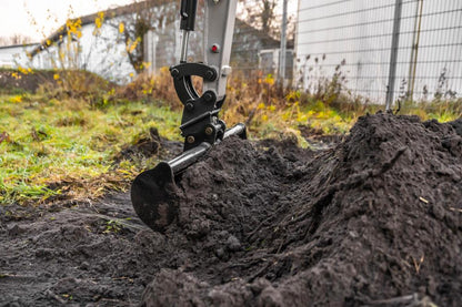 Bobmaster Basic diesel minigraver - 850 kg, inkl. skovlsæt