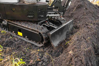 Bobmaster Pro diesel minigraver - 890 kg med knækarm, inkl. skovlsæt