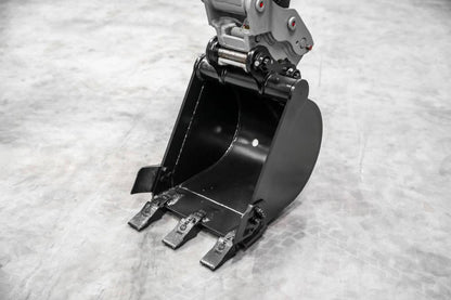 Bobmaster Ultimate diesel minigraver - 2680 kg med knækarm og joystick, inkl. skovlsæt