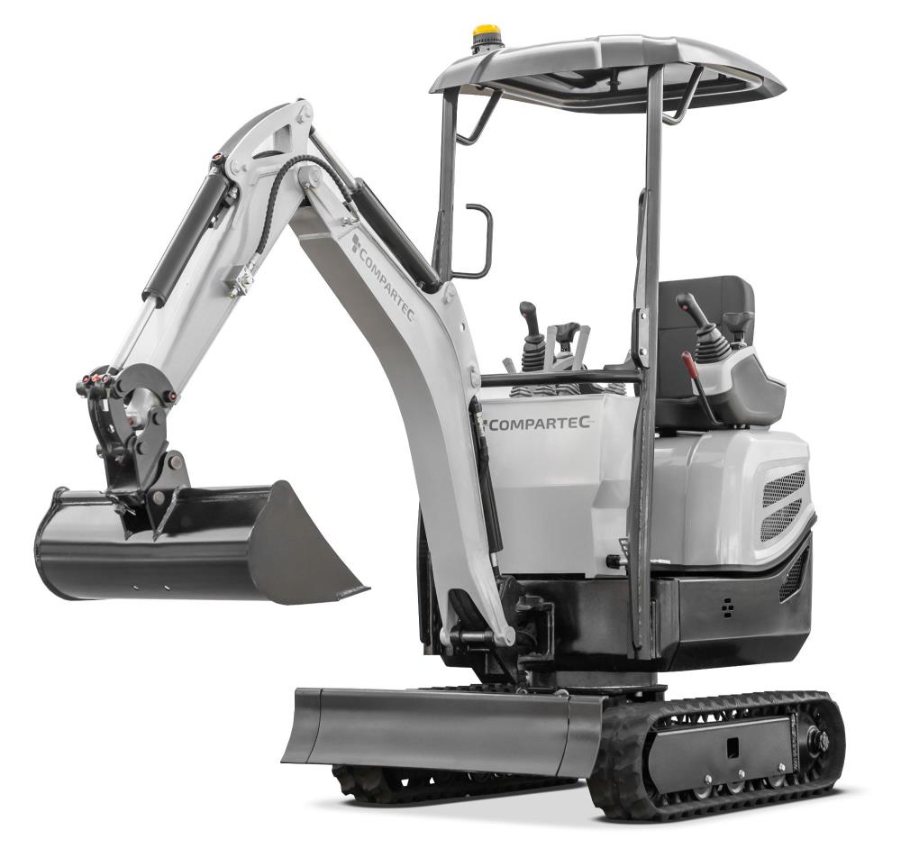 Bobmaster Yanmaster diesel minigraver - 1200 kg, inkl. skovlsæt