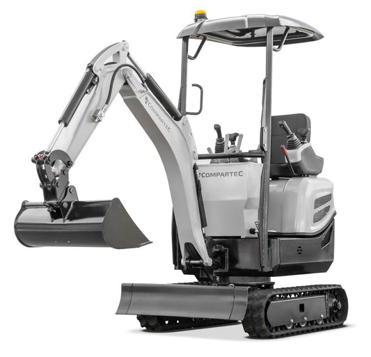 Bobmaster Yanmaster diesel minigraver - 1200 kg, inkl. skovlsæt