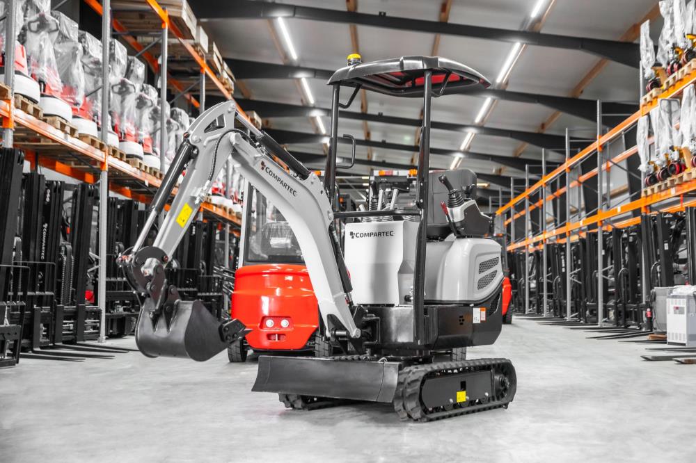 Bobmaster Yanmaster diesel minigraver - 1200 kg, inkl. skovlsæt
