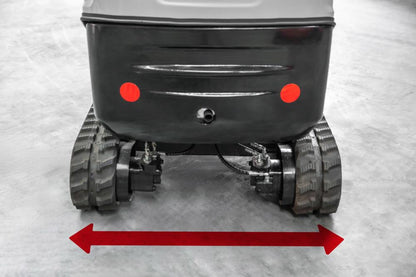 Bobmaster Yanmaster diesel minigraver - 1200 kg, inkl. skovlsæt
